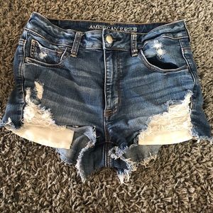 American Eagle high rise super stretch shorts